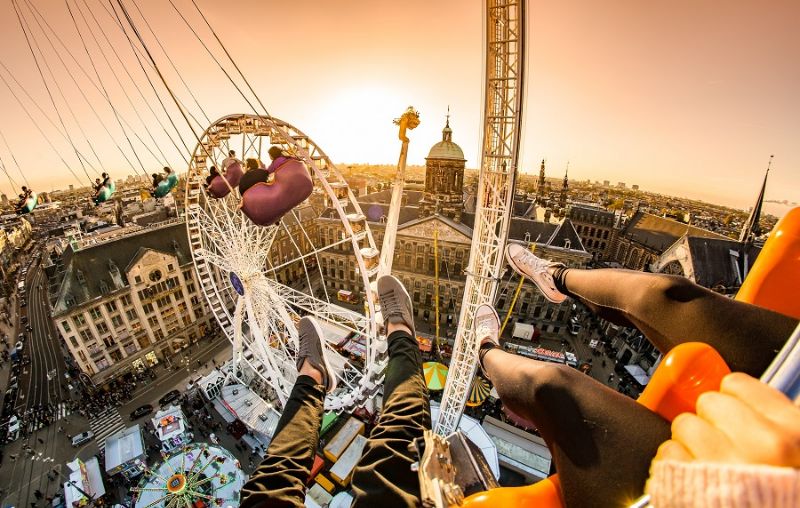 Fête foraine à Amsterdam