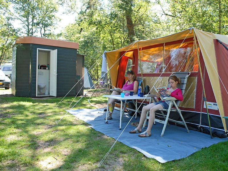 Op Camping De Pampel kun je kamperen met privé-sanitair