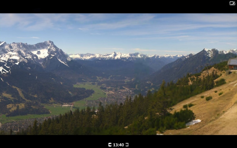 Sur la Zugspitze.
