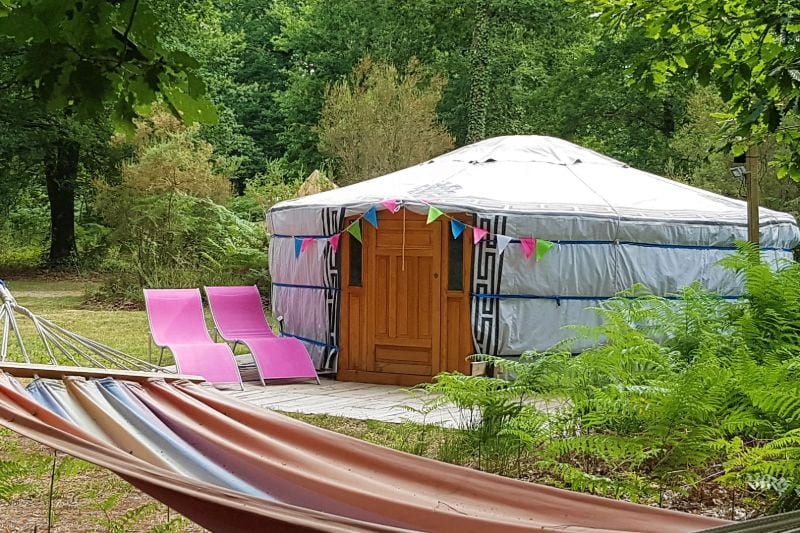 Yurt Camping Du Bois de St. Hilaire Yourtes Camping Du Bois de St. Hilaire
